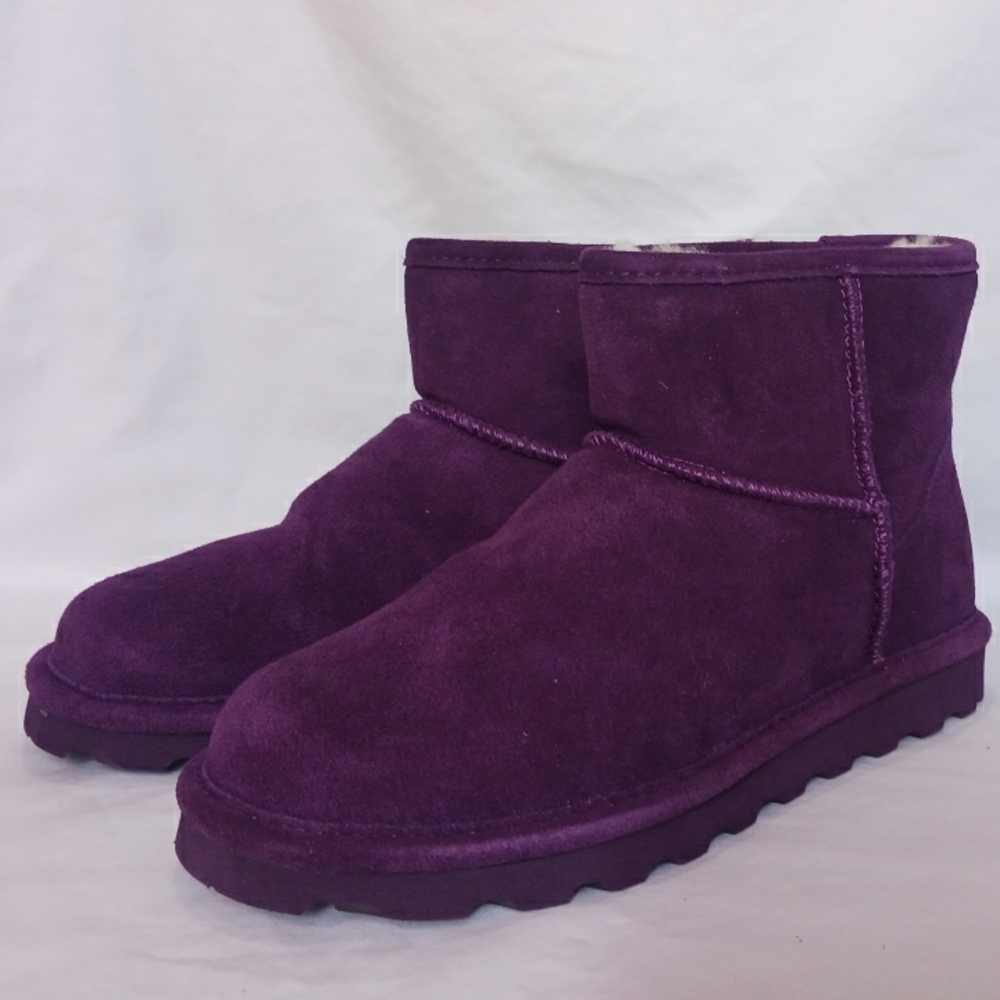 BearPaw Purple Ankle Boots
